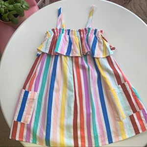 OshKosh B’Gosh | Rainbow Striped Dress (toddler girls)